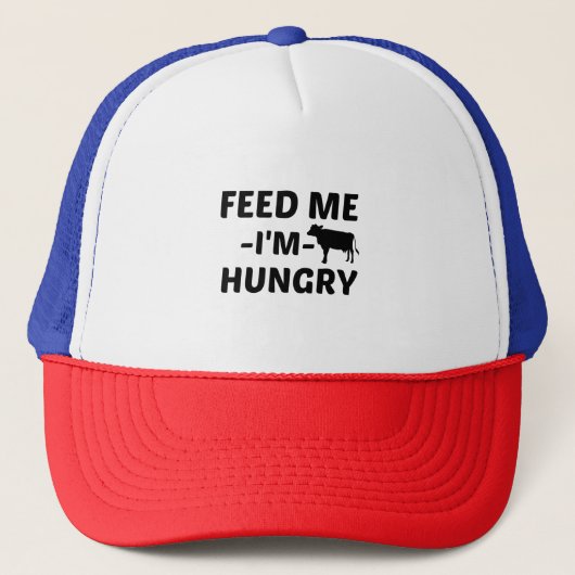 COW HUNGRY FEED TRUCKER PET (Voorkant)