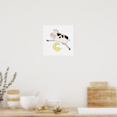 Cow Jumps Over Moon Poster (Keuken)