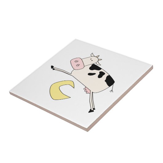 Cow Jumps Over Moon Tegeltje (Zijkant)