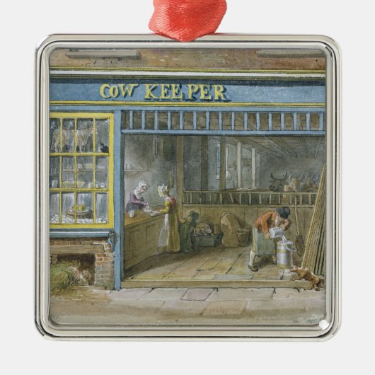 Cow Keeper, 1825 Metalen Ornament (Voorkant)