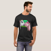 Cow kissing Pig T-shirt (Voorkant volledig)