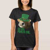 Cow Lovers Sarcastic St Patricks Day Leprechaun Co T-shirt (Voorkant)