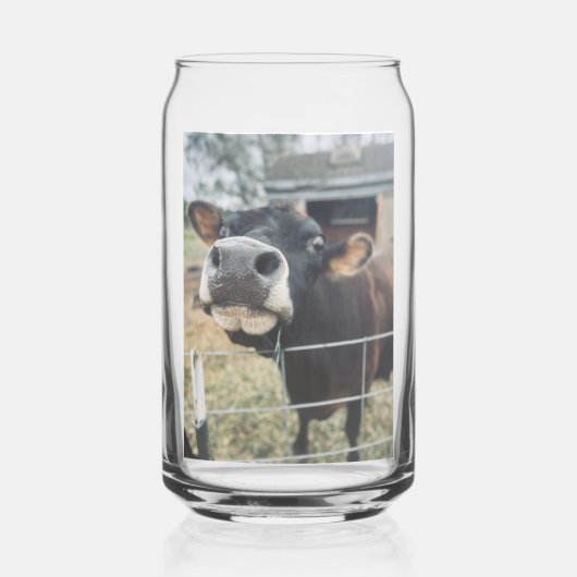 cow mug blikvorm glas (Voorkant)
