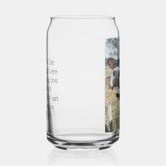 cow mug blikvorm glas (Rechts)