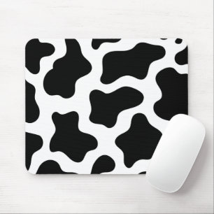 Cow Pattern Black and White Muismat