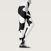 Cow Pattern Black en White Leggings (Rechts)