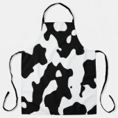 Cow Pattern Black en White Schort (Voorkant)