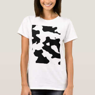 Cow Pattern Black en White T-shirt