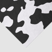 Cow Pattern Black en White Tissuepapier (Detail)