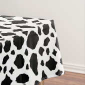 Cow Pattern Black White Country Tafelkleed (Voorbeeld)