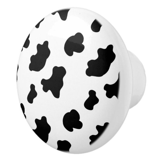 Cow Pattern Keramische Knop (Rechts)