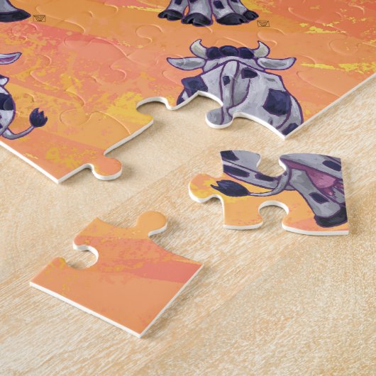 Cow Pattern Legpuzzel (Zijkant)