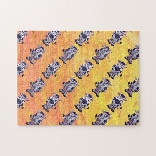 Cow Pattern Legpuzzel (Horizontaal)