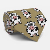 Cow Pattern Stropdas (Opgerold)