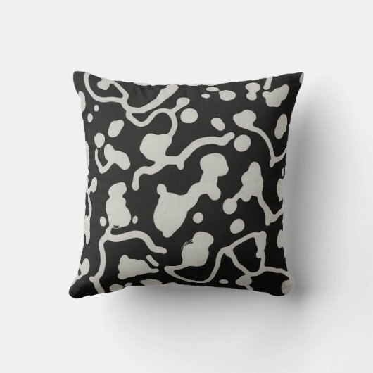 Cow pattern Throw Cushion Kussen (Achterkant)