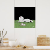 Cow & Pig Meteor Watch Poster (Keuken)