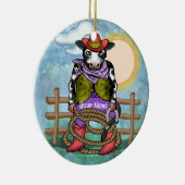 Cow Poke Keramisch Ornament (Rechts)