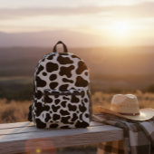 Cow print backpack, Black and white cow backpack Bedrukte Rugzak