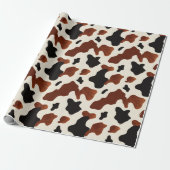 Cow Print Cadeaupapier (Uitgerold)