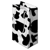 Cow Print Gift Bag Klein Cadeauzakje (Voorkant Gekanteld)