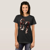 Cow Print Six Seven Western 67 Six Seven Coquette T-shirt (Voorkant volledig)