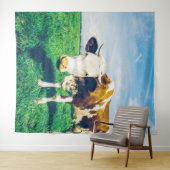 Cow Ranch Southern Boerderij Mural | Muur Wandkleed (In Situ (horizontaal))