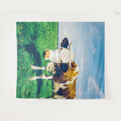 Cow Ranch Southern Boerderij Mural | Muur Wandkleed (Voorkant (horizontaal))