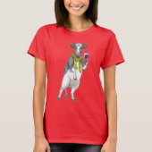 Cow Red wine T-shirt (Voorkant)
