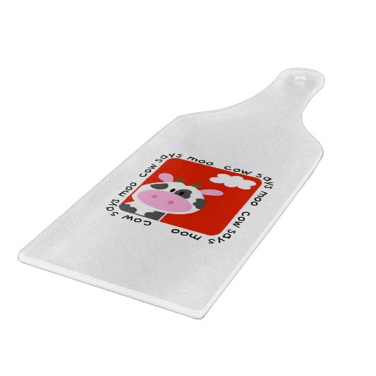 Cow Says Moo Snijplank (Hoek)
