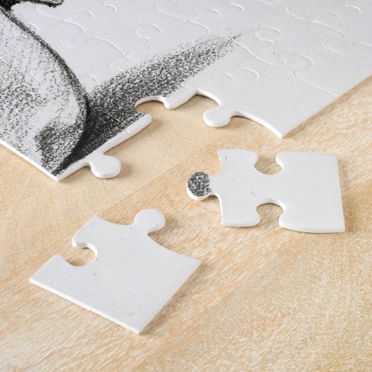 Cow skull by Jean Bernard Legpuzzel (Zijkant)