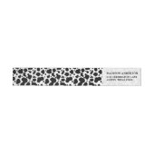 Cow Spots Pattern Black and White Animal Print (Individueel)