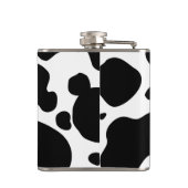 Cow Spots Pattern Black and White Animal Print Heupfles (Achterkant)