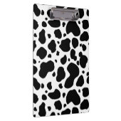 Cow Spots Pattern Black and White Animal Print Klembord (Rechts)