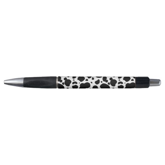 Cow Spots Pattern Black and White Animal Print Pen (Voorkant)