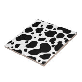 Cow Spots Pattern Black and White Animal Print Tegeltje (Zijkant)