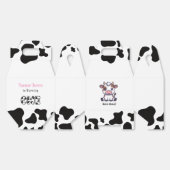 Cow Theme First Birthday Bedankdoosjes (Ongevouwen)