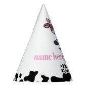 Cow Theme First Birthday Feesthoedjes (Links)