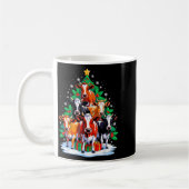 Cow Tree Christmas Cow Lover Xmas Squad Men Women  Koffiemok (Links)