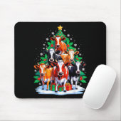 Cow Tree Christmas Cow Lover Xmas Squad Men Women  Muismat (Met muis)