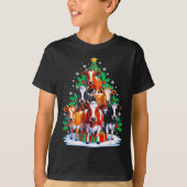 Cow Tree Christmas Cow Lover Xmas Squad Men Women  T-shirt (Voorkant)