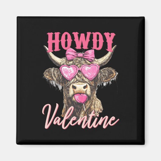 Cow Valentine Coquette Magneet (Voorkant)