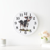 Cow Wall Clock Grote Klok (Huis)