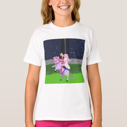 Cow warrior t-shirt (Voorkant)