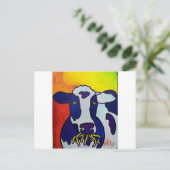 Cow Wow piliero Briefkaart (Staand voorkant)