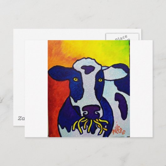 Cow Wow piliero Briefkaart (Voorkant / Achterkant)