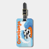 Cowabunga-bagagelabel Bagagelabel (Voorkant verticaal)