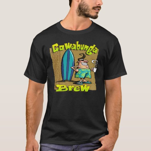 Cowabunga Brew Premium T-shirt (Voorkant)