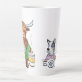 Cowabunga Cafe Cup Latte Mok (Voorkant)