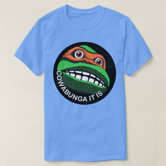 Cowabunga is het t-shirt (Design voorkant)