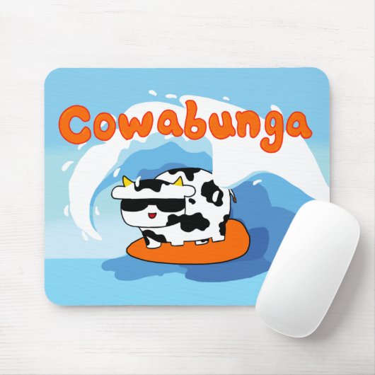 Cowabunga mousemat muismat (Met muis)
